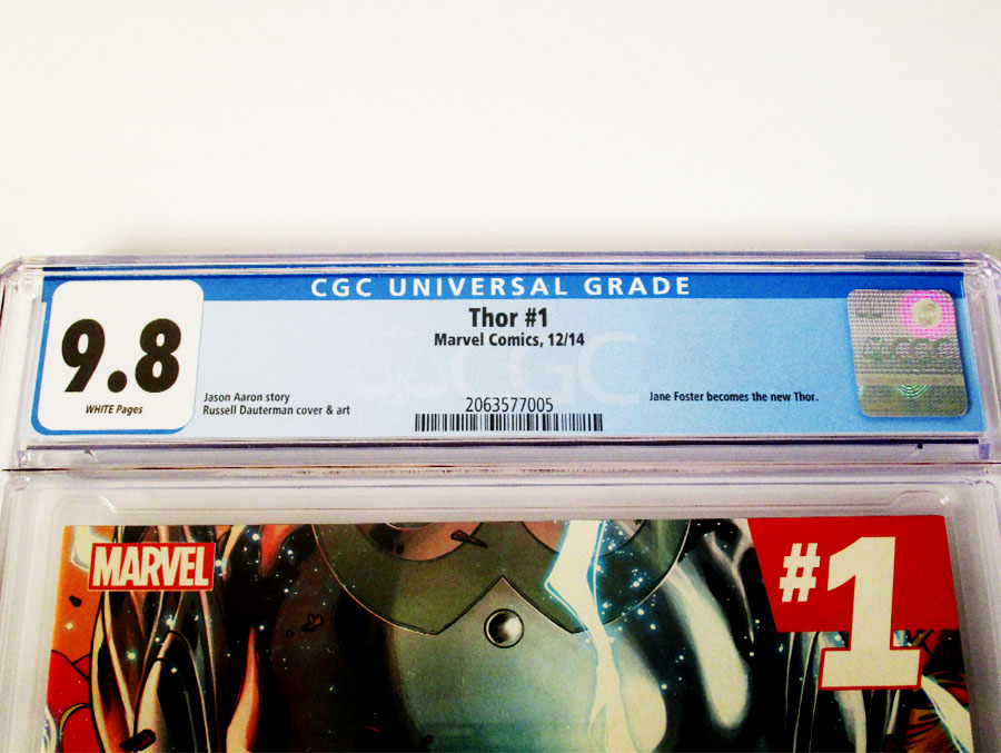 Thor Vol 4 #1 Cover Q 1st Ptg Regular Russell Dauterman Cover CGC 9.8