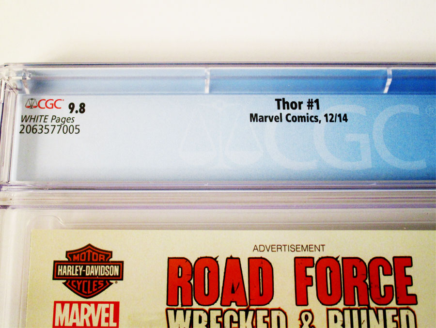 Thor Vol 4 #1 Cover Q 1st Ptg Regular Russell Dauterman Cover CGC 9.8