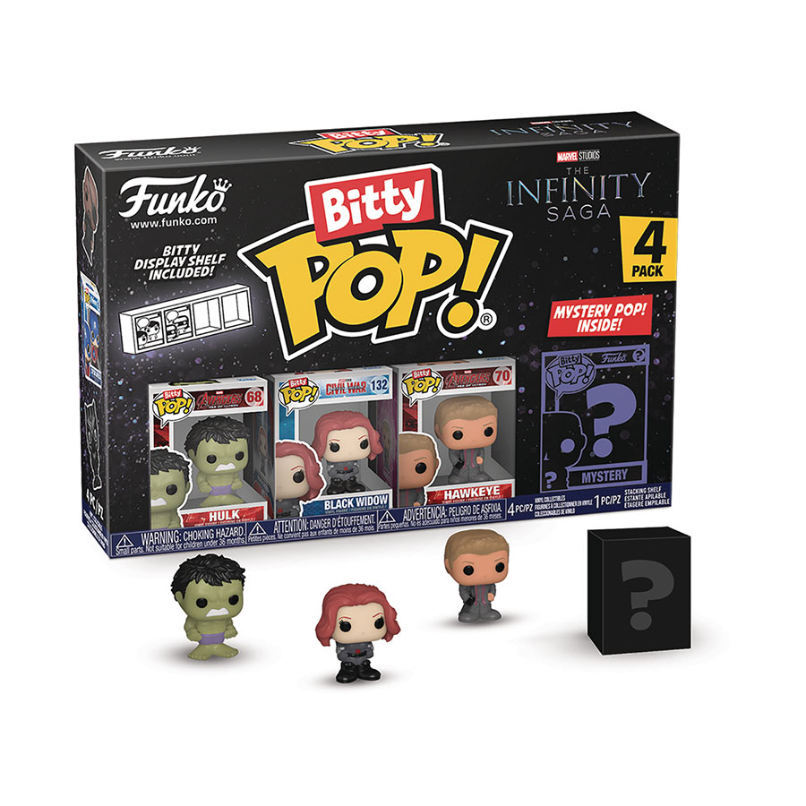 Bitty POP Marvel Hulk 4-Pack Vinyl Figure