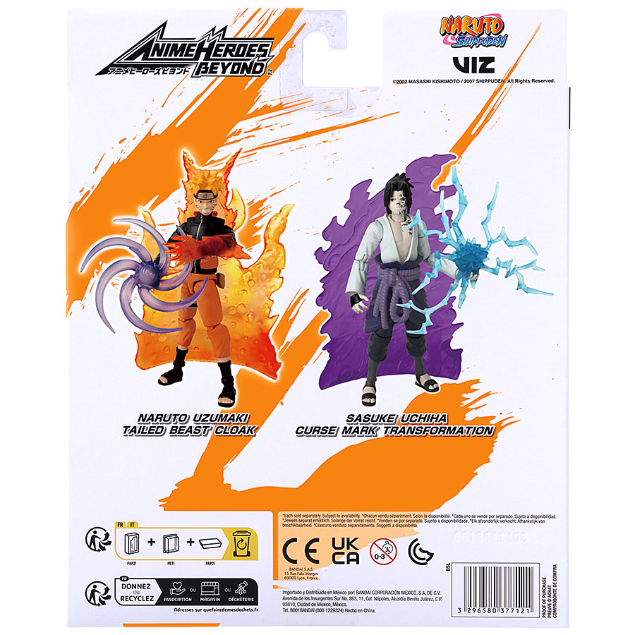 Naruto Anime Heroes Beyond Sasuke Action Figure
