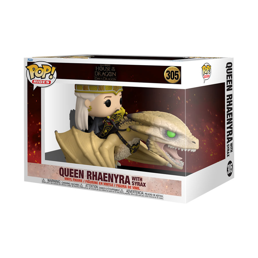 POP Rides Deluxe House Of The Dragon Rhaenyra With Syrax Vinyl Figure