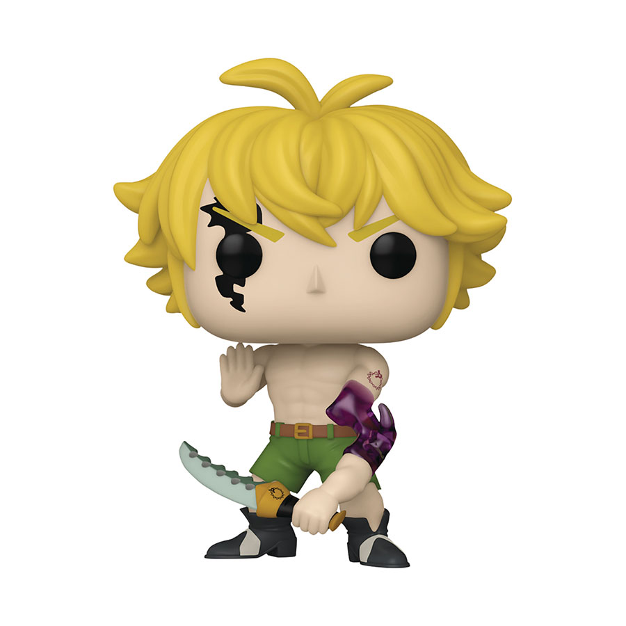 POP Seven Deadly Sins Meliodas Demon Mark Form Previews Exclusive Vinyl Figure