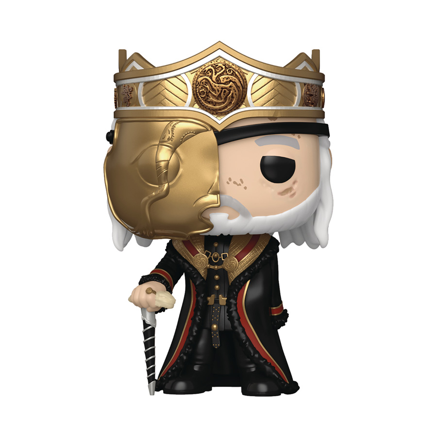 POP Television House Of The Dragon Masked Viserys Vinyl Figure