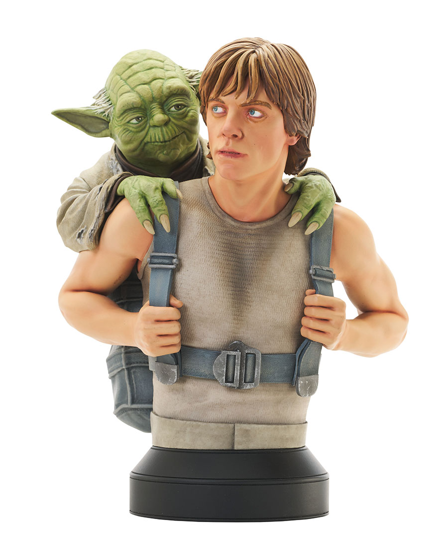 Star Wars Empire Strikes Back Luke With Yoda 1/6 Scale Mini Bust