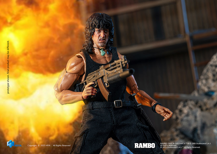 Rambo III Rambo Previews Exclusive Exquisite Super Series 1/12 Scale Action Figure