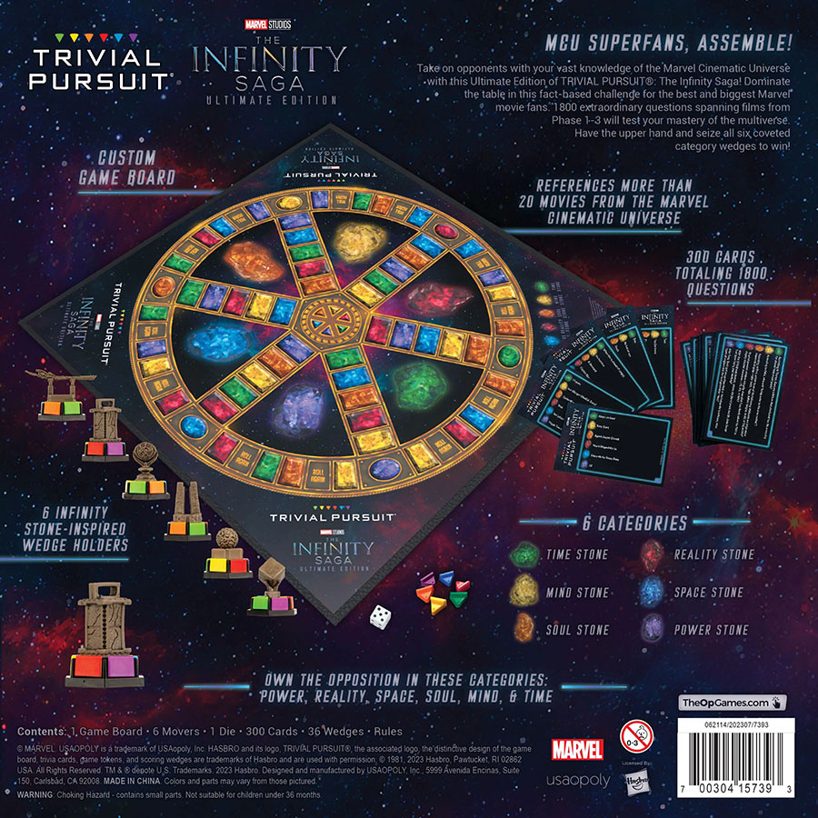 Trivial Pursuit Marvel Cinematic Universe Ultimate Edition