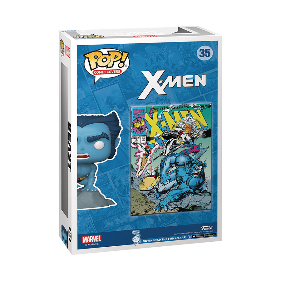 POP Comic Cover Marvel X-Men #1 Beast Previews Exclusive Vinyl Bobble Head