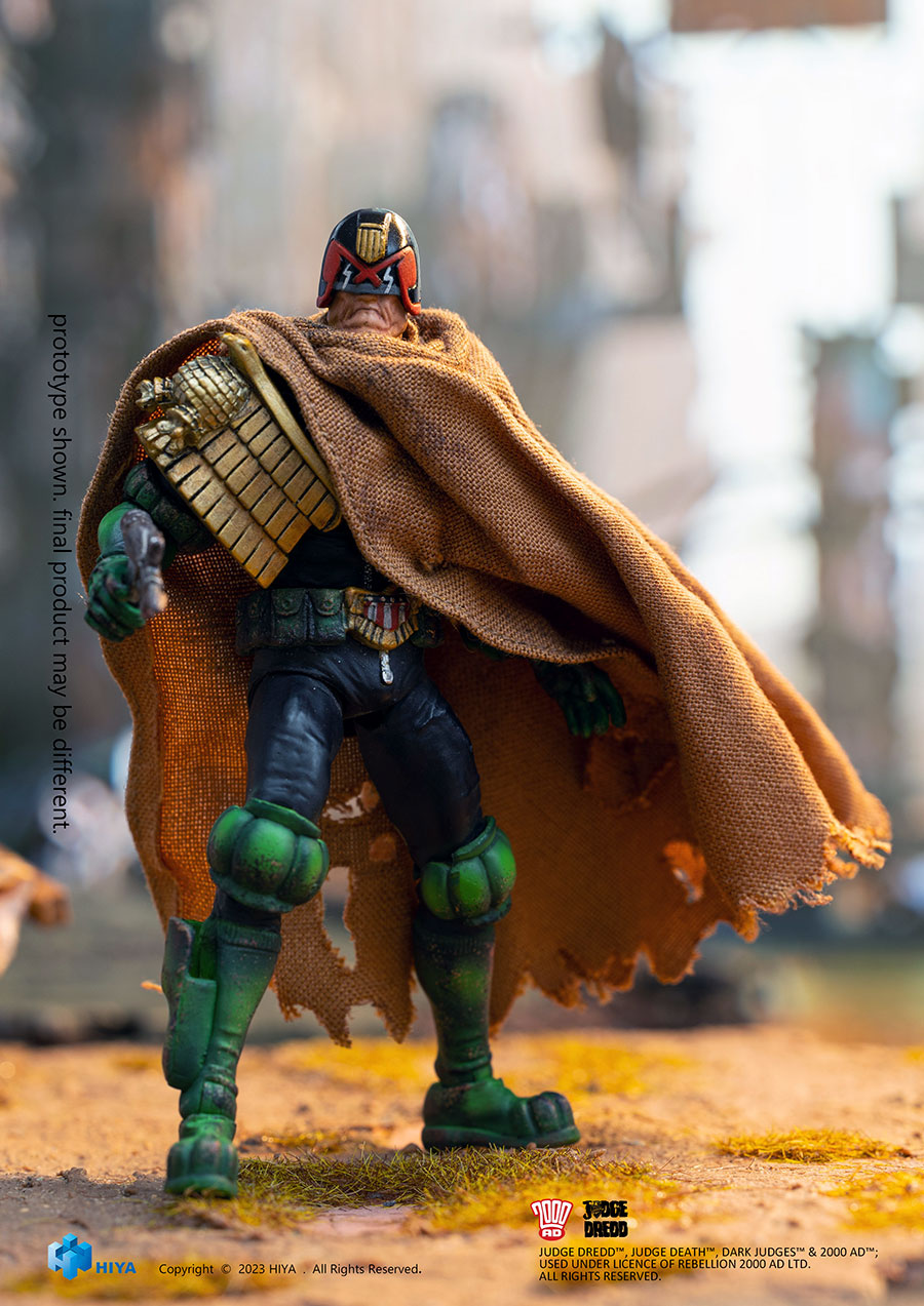 Judge Dredd Cursed Earth Dredd Previews Exclusive 1/18 Scale Action Figure
