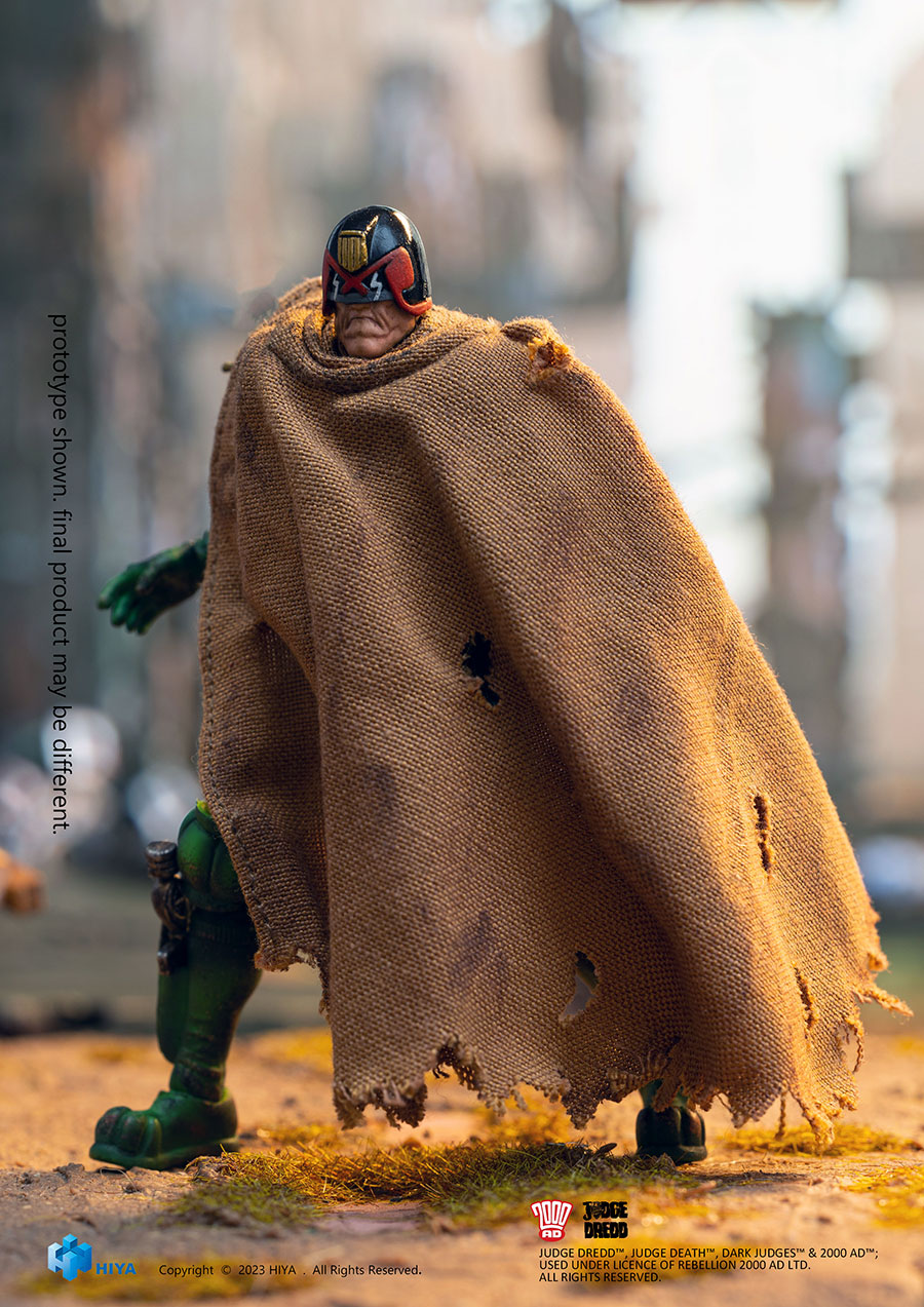 Judge Dredd Cursed Earth Dredd Previews Exclusive 1/18 Scale Action Figure
