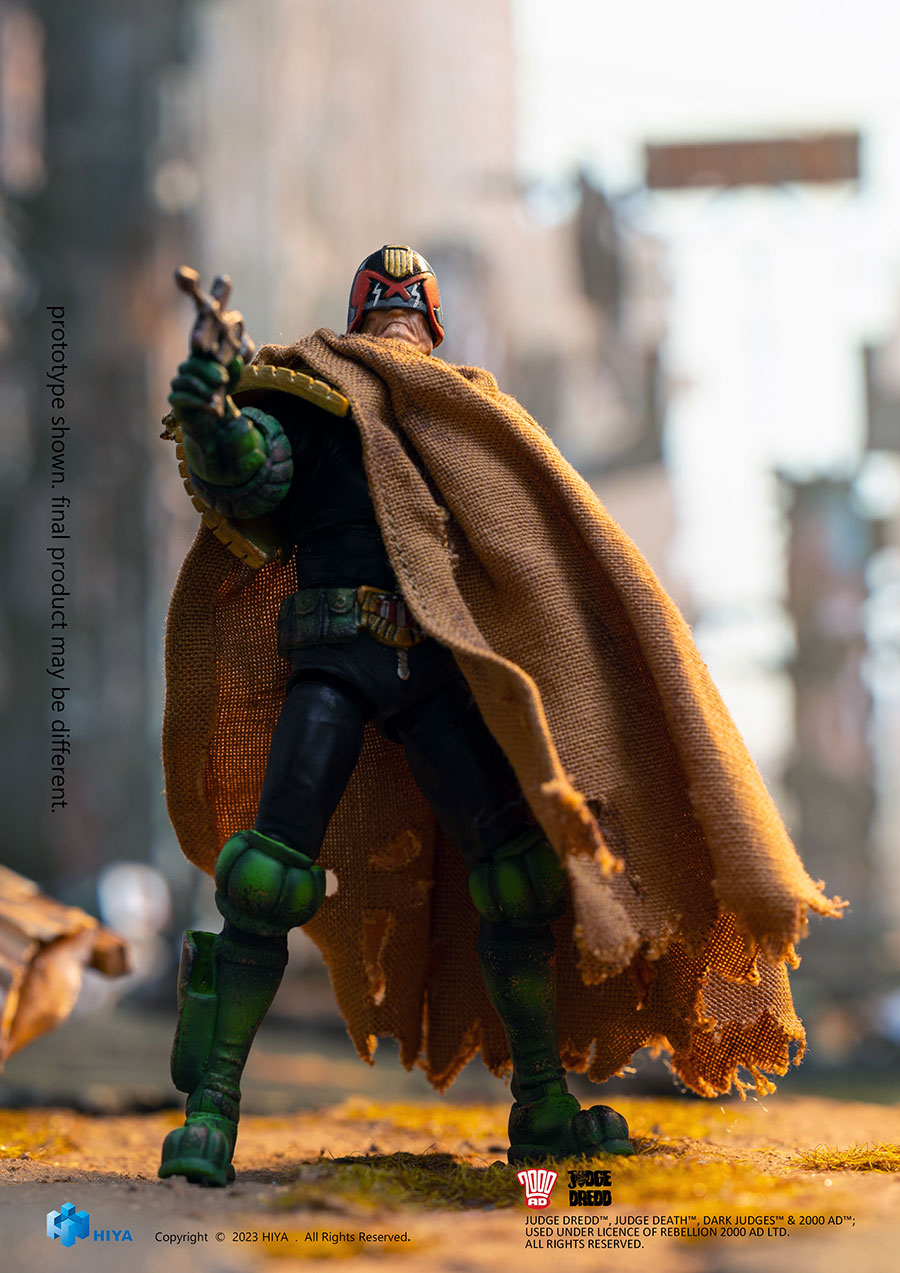 Judge Dredd Cursed Earth Dredd Previews Exclusive 1/18 Scale Action Figure