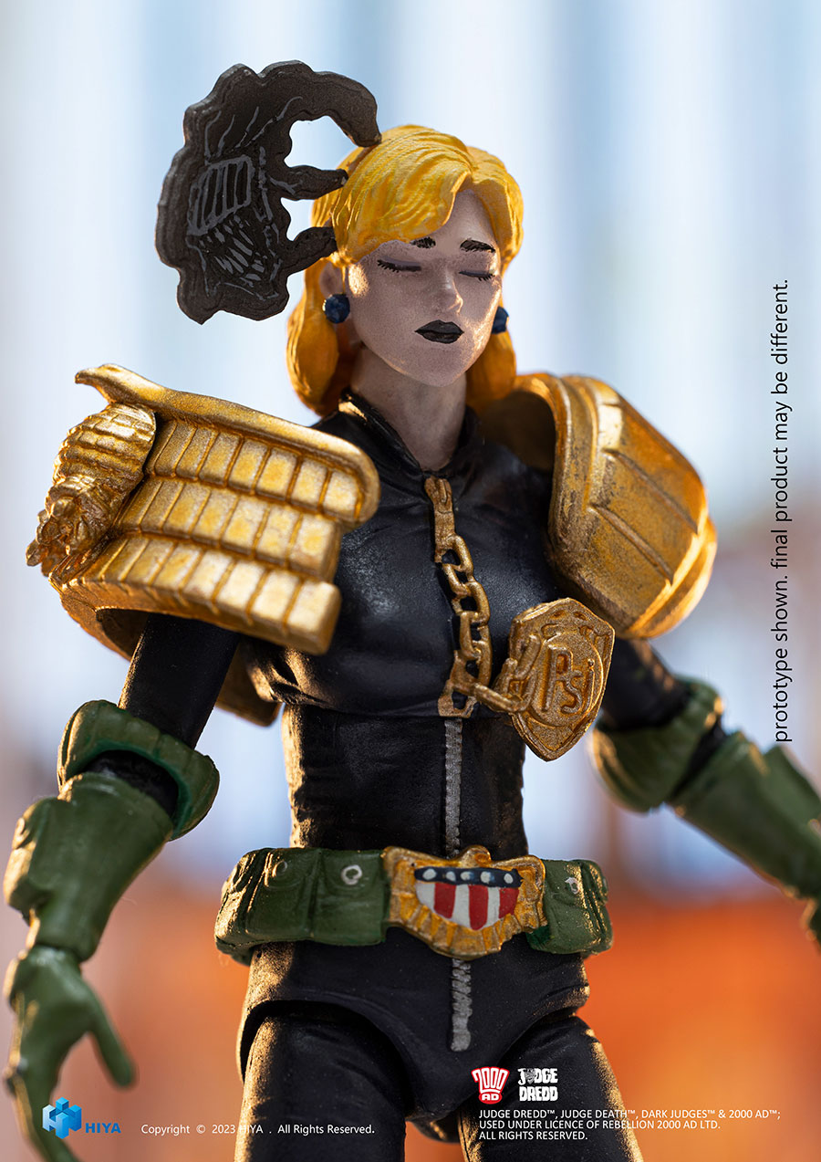 Judge Dredd Hall Of Heroes Judge Anderson Previews Exclusive 1/18 Scale Action Figure Set