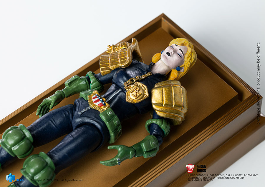 Judge Dredd Hall Of Heroes Judge Anderson Previews Exclusive 1/18 Scale Action Figure Set