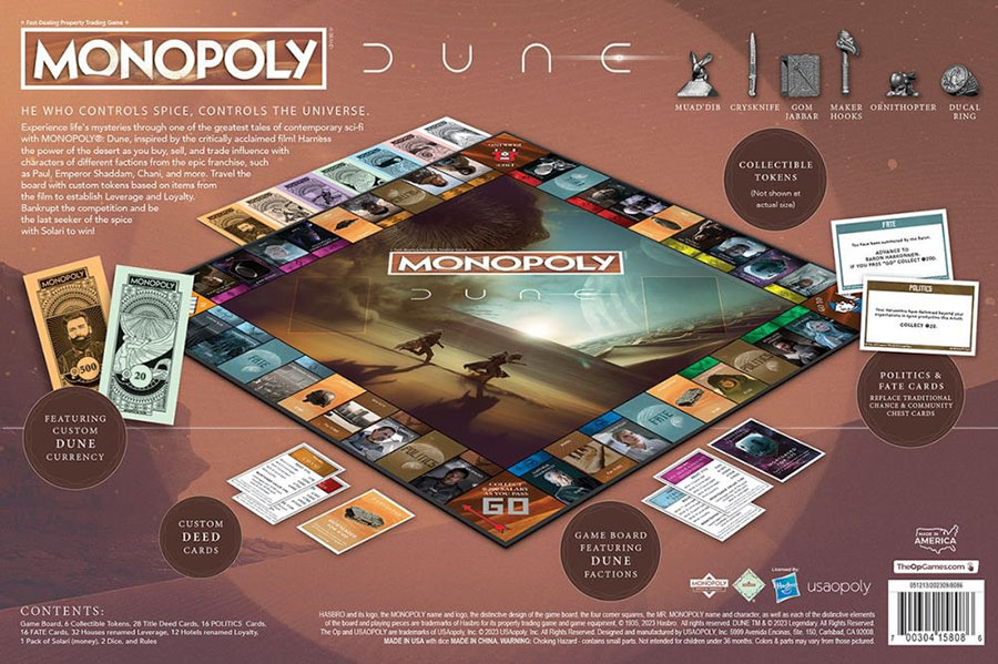 Monopoly Dune Board Game