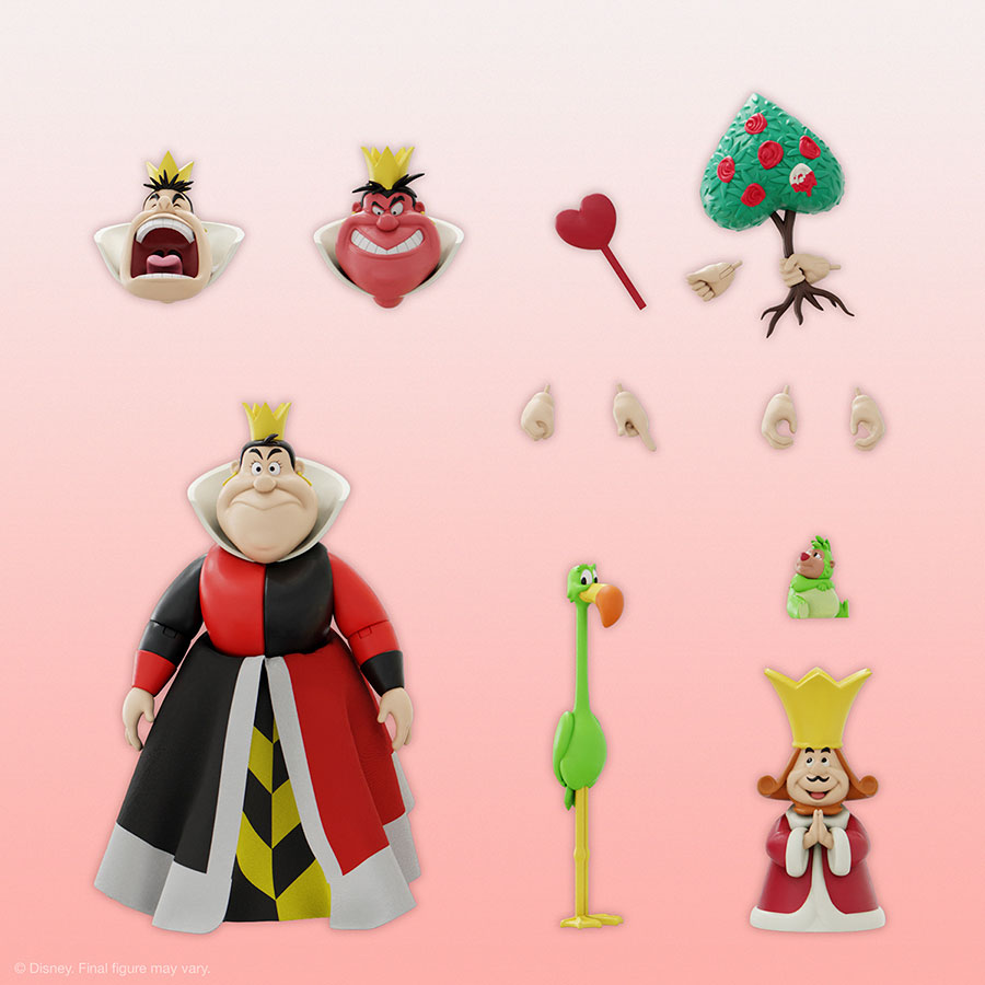 Disney Ultimates Wave 3 Alice In Wonderland Queen Of Hearts Action Figure