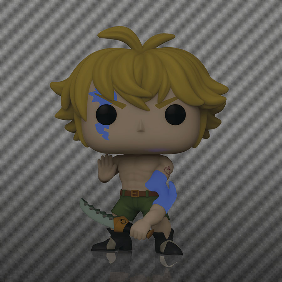POP Seven Deadly Sins Meliodas Demon Mark Form Previews Exclusive Glow-In-The-Dark Chase Vinyl Figure