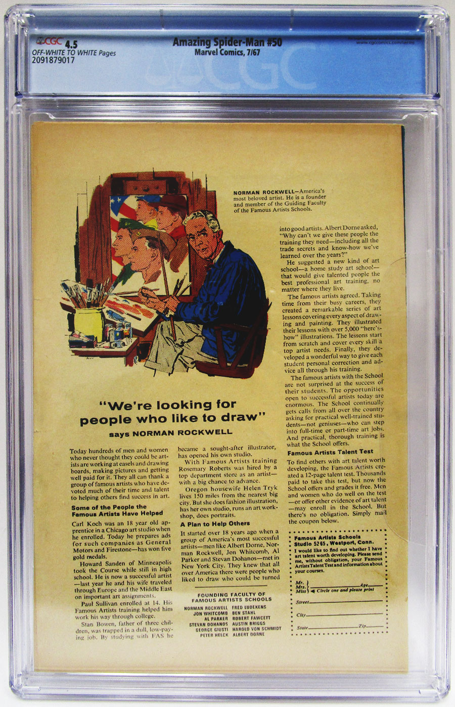 Amazing Spider-Man #50 Cover B CGC 4.5