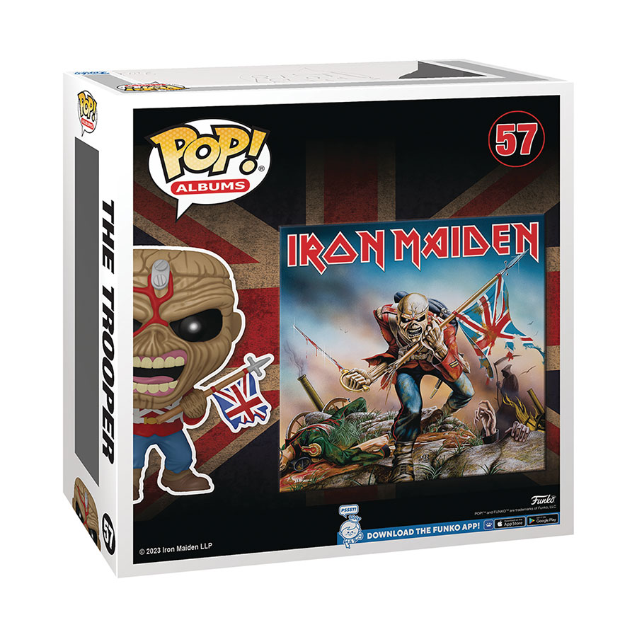 POP Albums Iron Maiden The Trooper Vinyl Figure