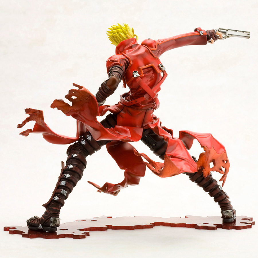 Trigun Badlands Rumble Vash Renewal Packaging ARTFX J Statue