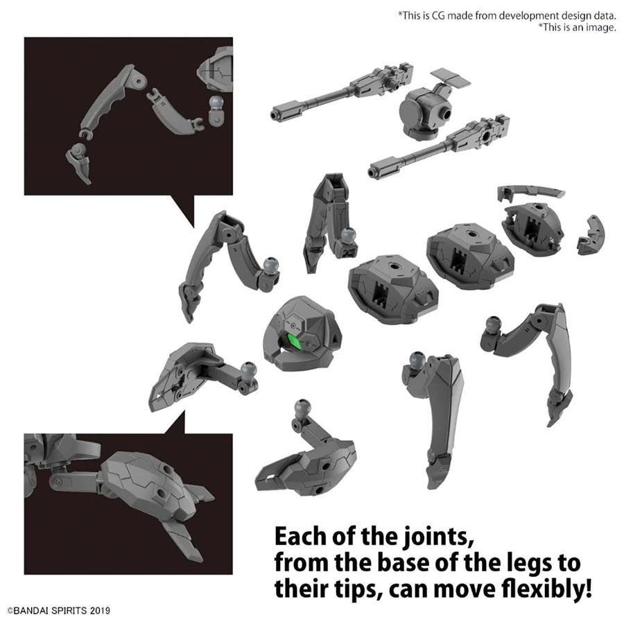 30 Minutes Missions Extended Armament Vehicle 1/144 Kit #EV-15 Multiple Legs Mecha Ver.