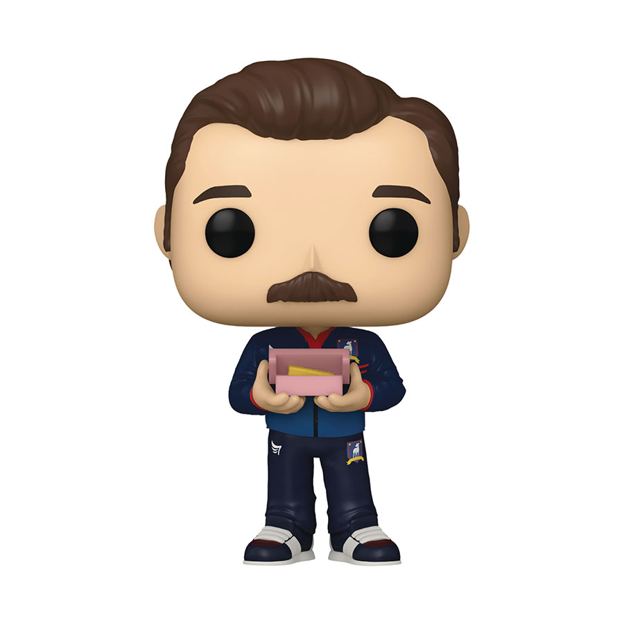 POP Television Ted Lasso Ted Lasso With Biscuits Vinyl Figure