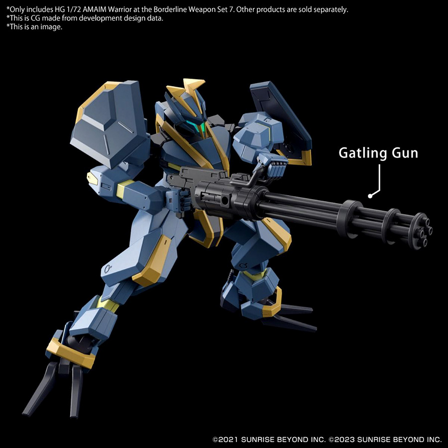 AMAIM Warrior At The Borderline High Grade 1/72 Kit - Weapon Set 7