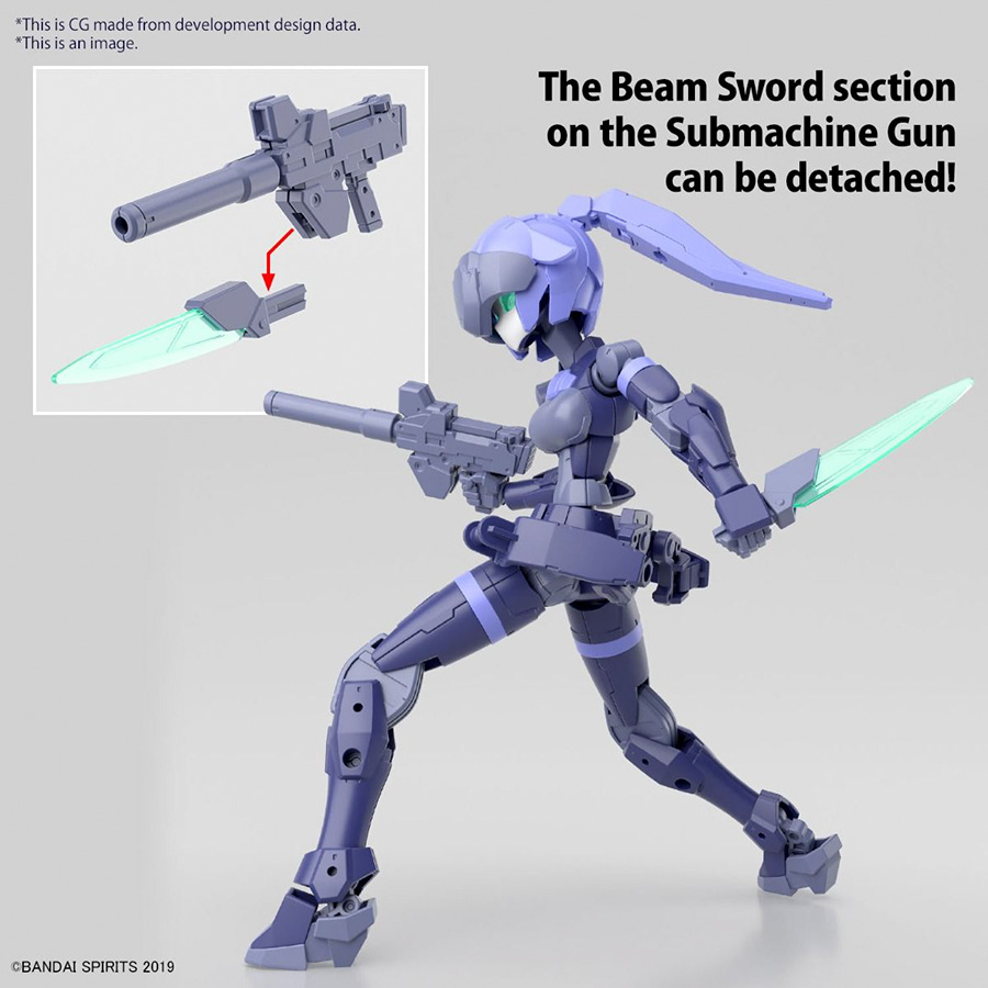 30 Minutes Missions 1/144 Kit #54 EXM-H15B Acerby (Type-B)