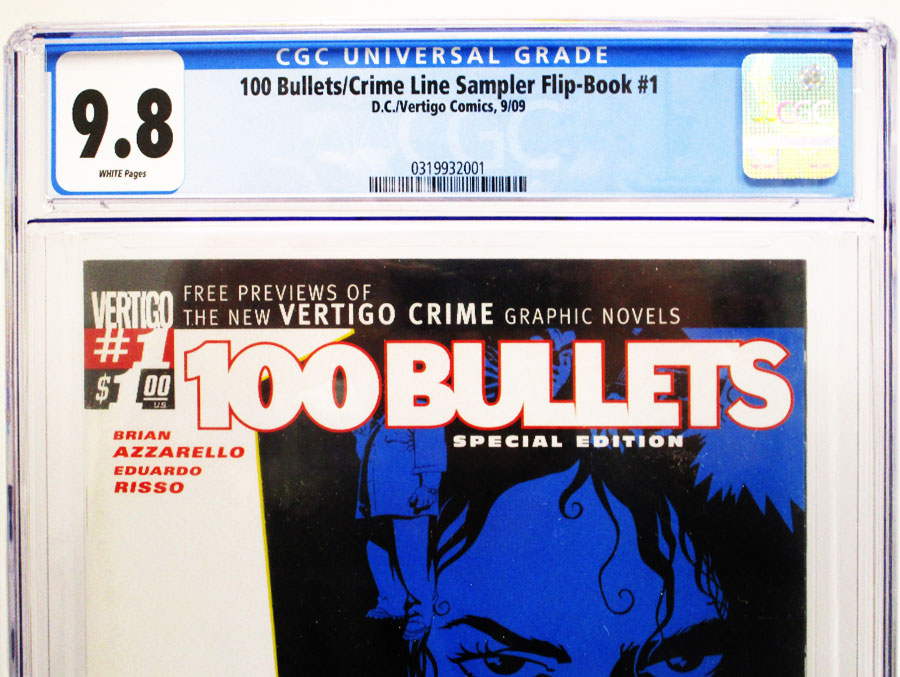 100 Bullets #1 Cover D Vertigo Crime Sampler CGC 9.8