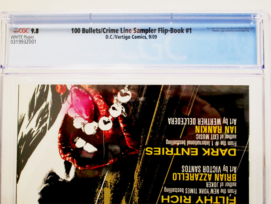 100 Bullets #1 Cover D Vertigo Crime Sampler CGC 9.8