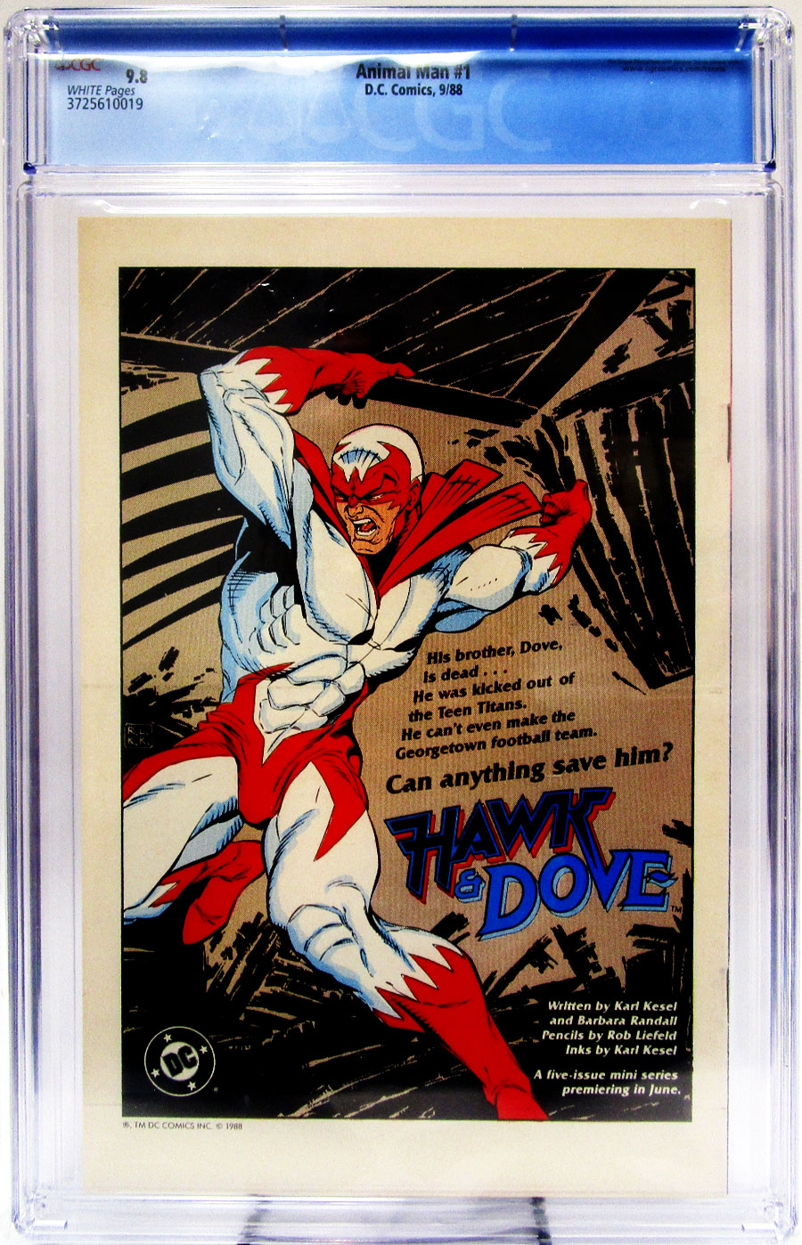Animal Man #1 Cover B CGC 9.8