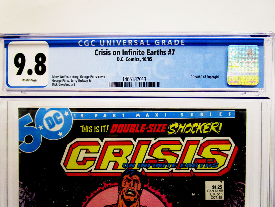 Crisis On Infinite Earths #7 Cover B CGC 9.8