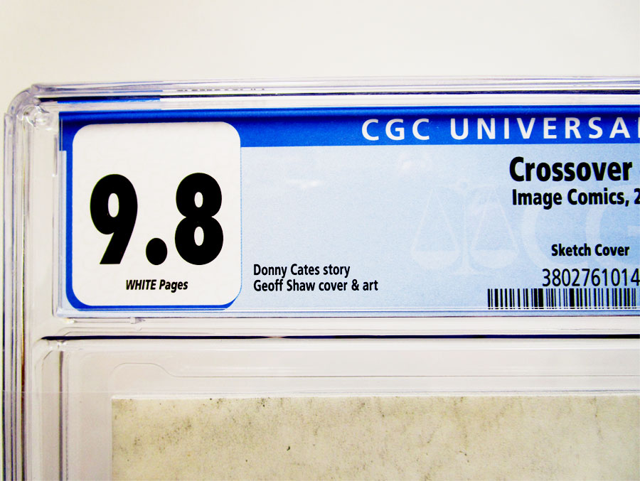Crossover #4 Cover I Incentive Geoff Shaw Raw Cover CGC 9.8