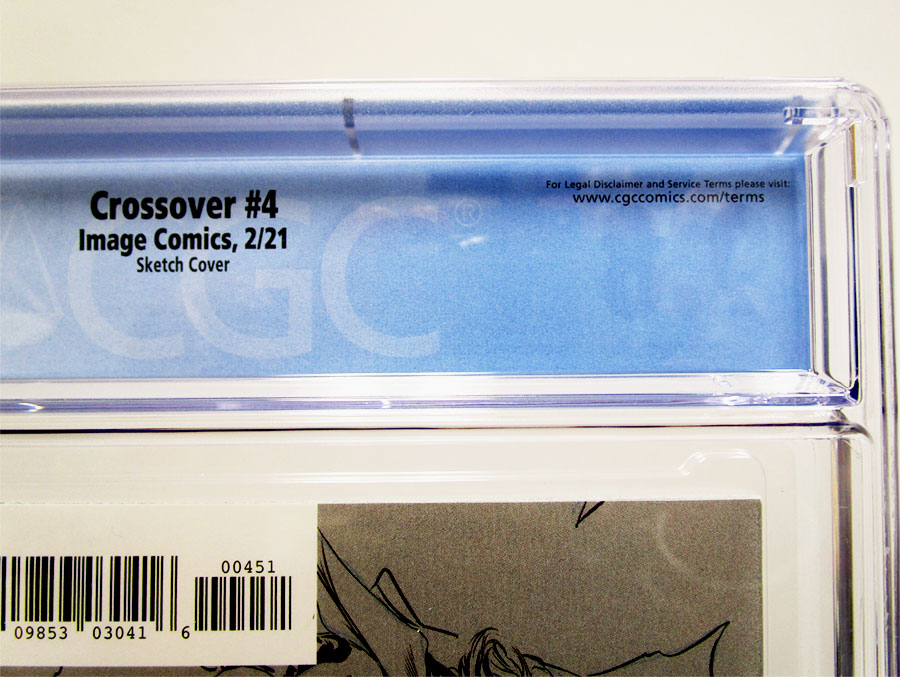 Crossover #4 Cover I Incentive Geoff Shaw Raw Cover CGC 9.8