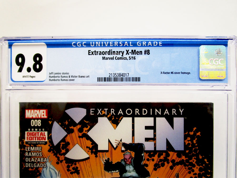 Extraordinary X-Men #8 Cover G 1st Ptg Regular Humberto Ramos Cover CGC 9.8 (X-Men Apocalypse Wars Tie-In)