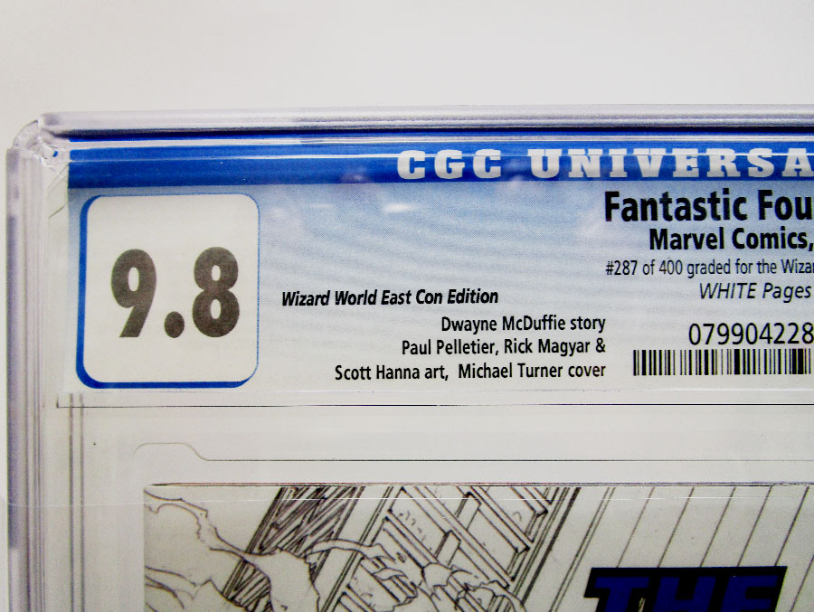 Fantastic Four Vol 3 #546 Cover D Michael Turner WWP Sketch Cover CGC 9.8