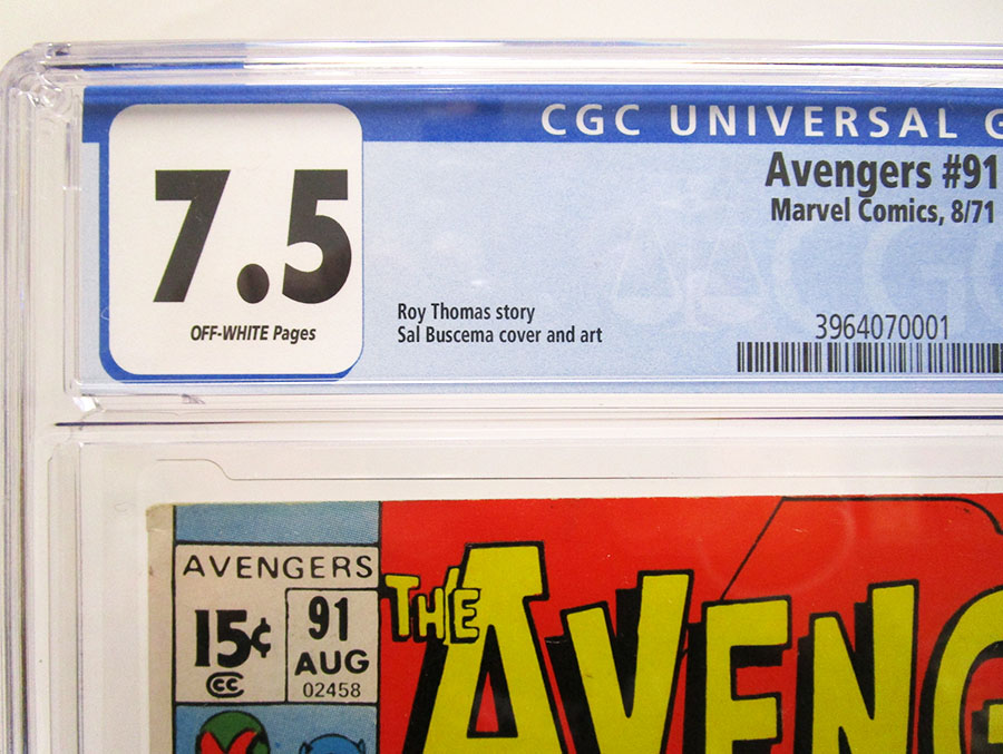 Avengers #91 Cover B CGC 7.5