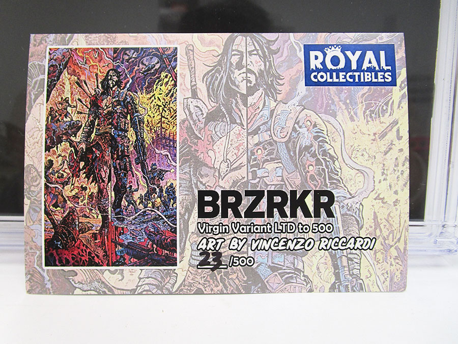 BRZRKR (Berzerker) #1 Cover Z-A Vincenzo Riccardi Virgin Variant CGC 9.8