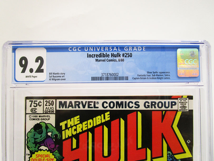 Incredible Hulk #250 Cover B Newsstand CGC 9.2
