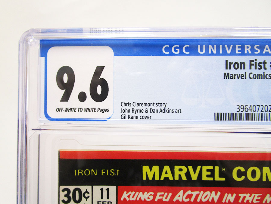 Iron Fist #11 Cover B CGC 9.6
