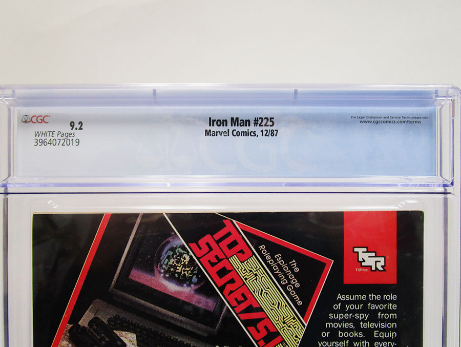 Iron Man #225 Cover C Newsstand CGC 9.2