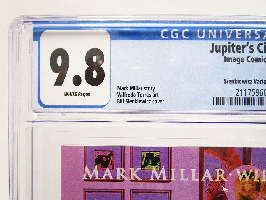 Jupiters Circle #1 Cover G Bill Sienkiewicz CGC 9.8