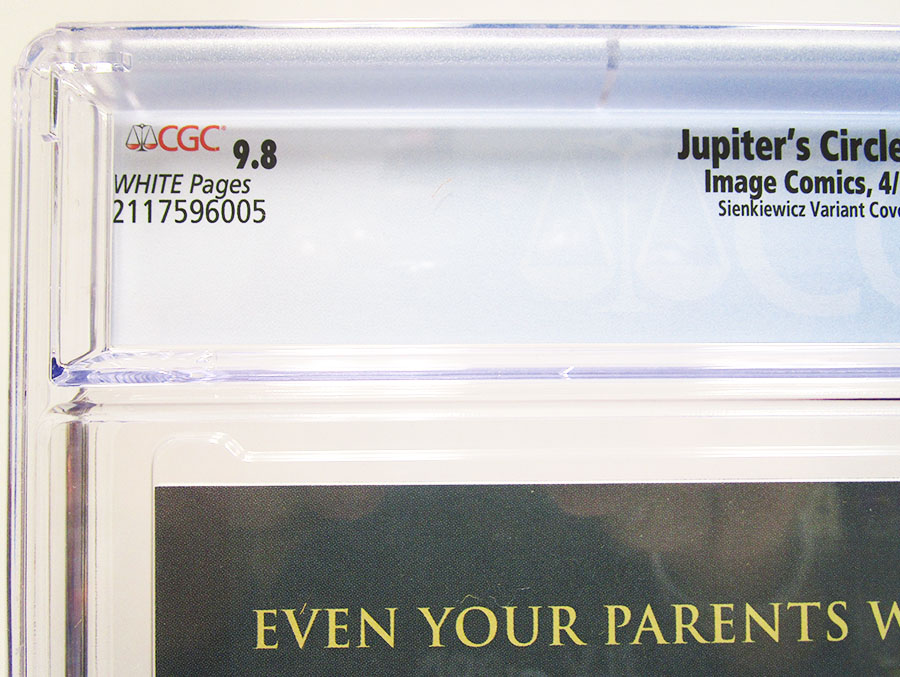 Jupiters Circle #1 Cover G Bill Sienkiewicz CGC 9.8