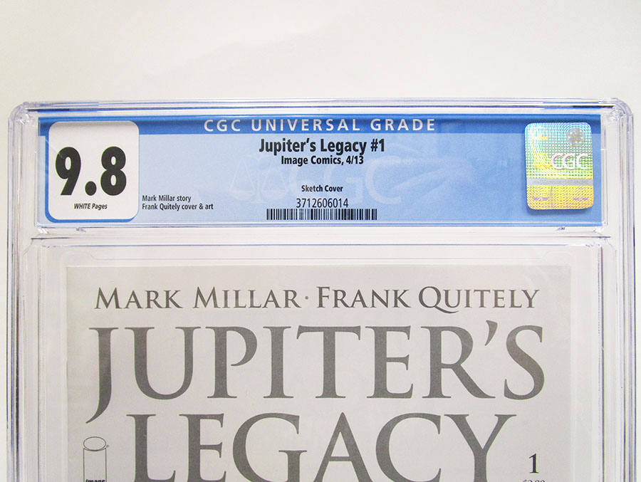 Jupiters Legacy #1 Cover Q Incentive Frank Quitely Sketch Cover CGC 9.8