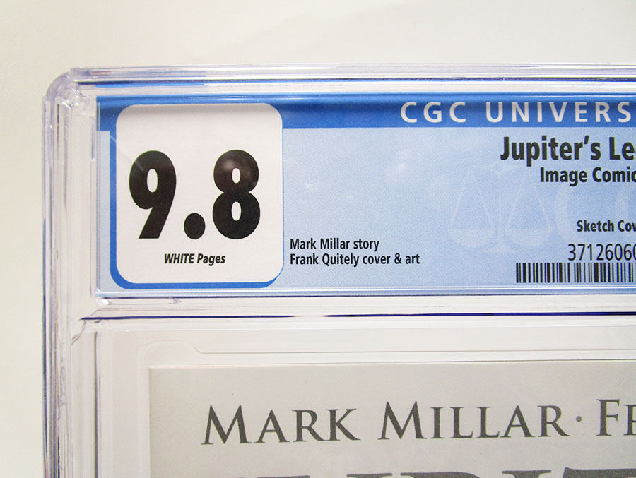 Jupiters Legacy #1 Cover Q Incentive Frank Quitely Sketch Cover CGC 9.8