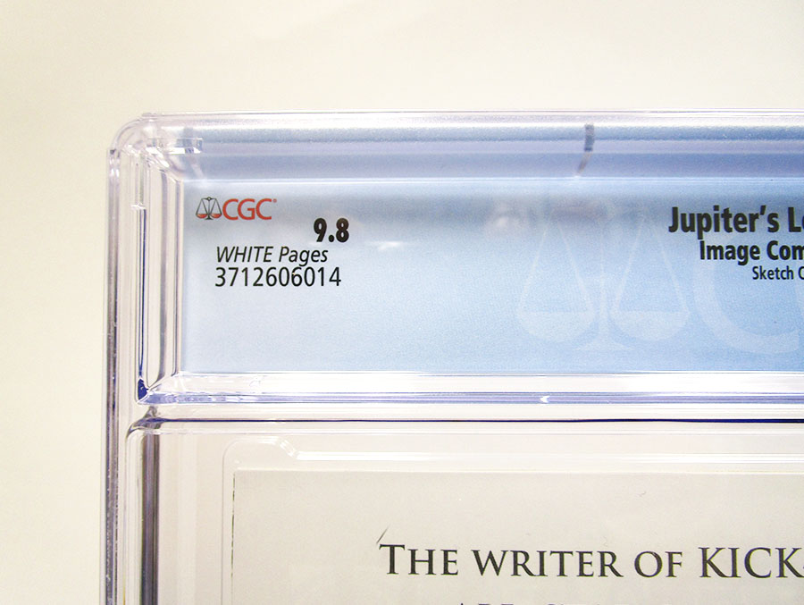 Jupiters Legacy #1 Cover Q Incentive Frank Quitely Sketch Cover CGC 9.8