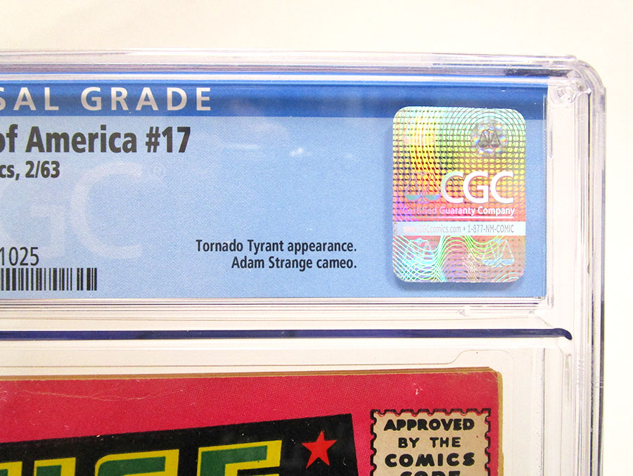 Justice League Of America #17 Cover B CGC 5.0