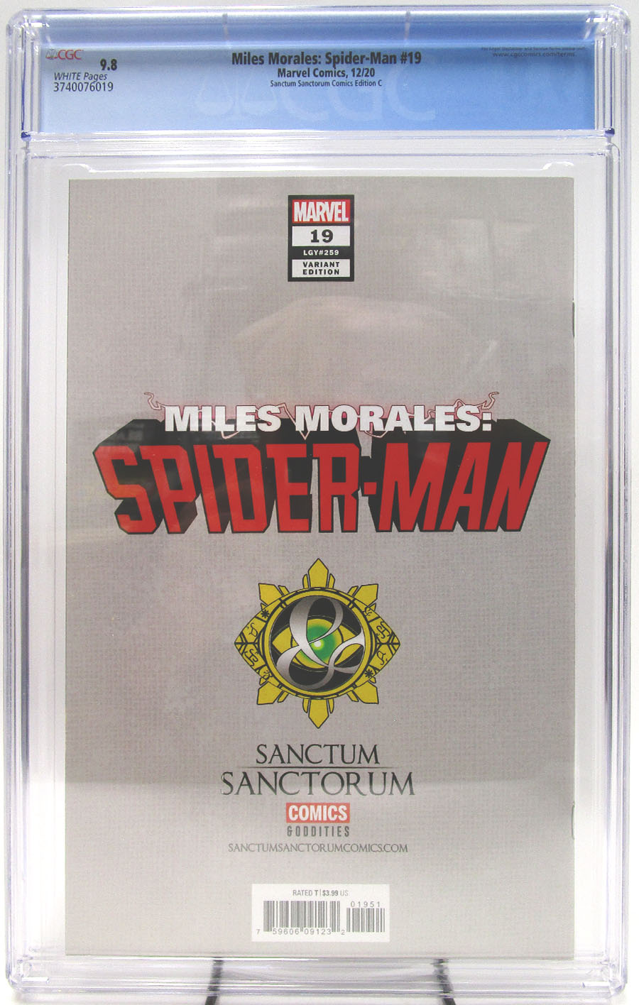 Miles Morales Spider-Man #19 Cover C Sanctum Sanctorum Comics Variant CGC 9.8
