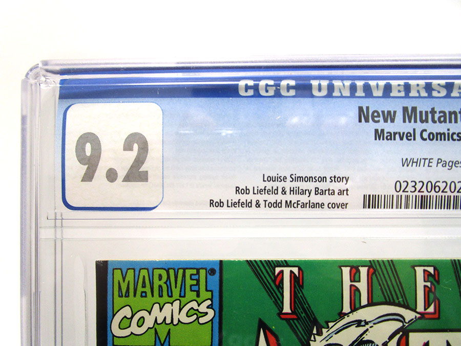 New Mutants #93 Cover B CGC 9.2