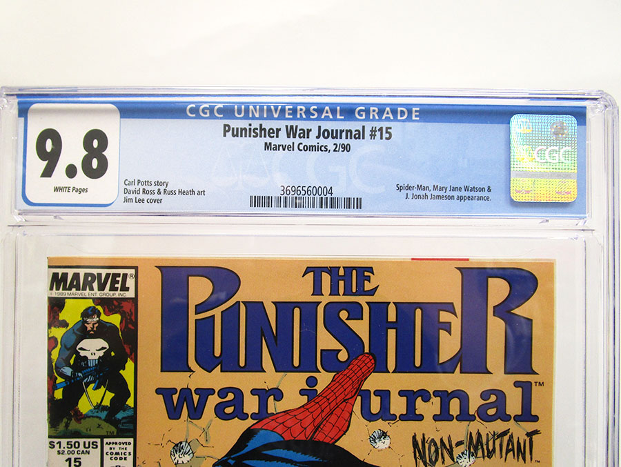 Punisher War Journal #15 Cover B CGC 9.8