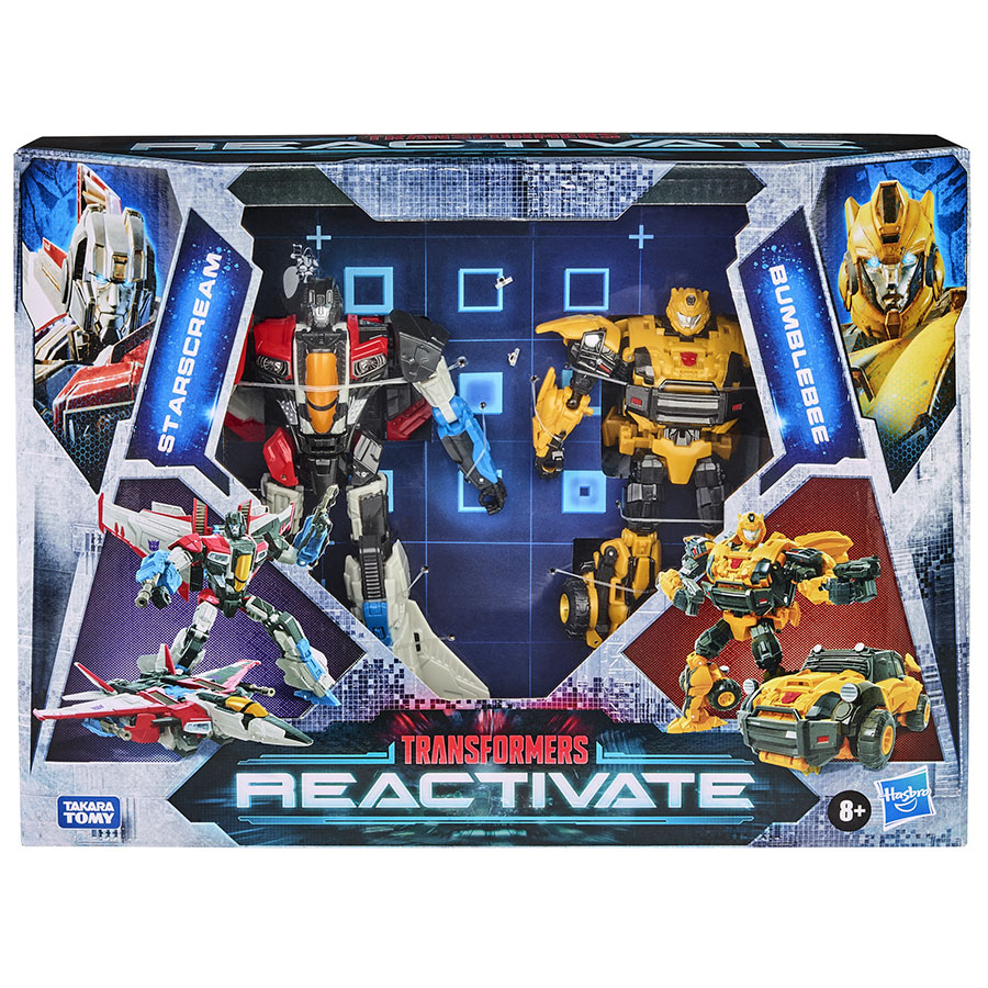 Transformers Reactive Bumblebee And Starscream 2-Pack Action Figure