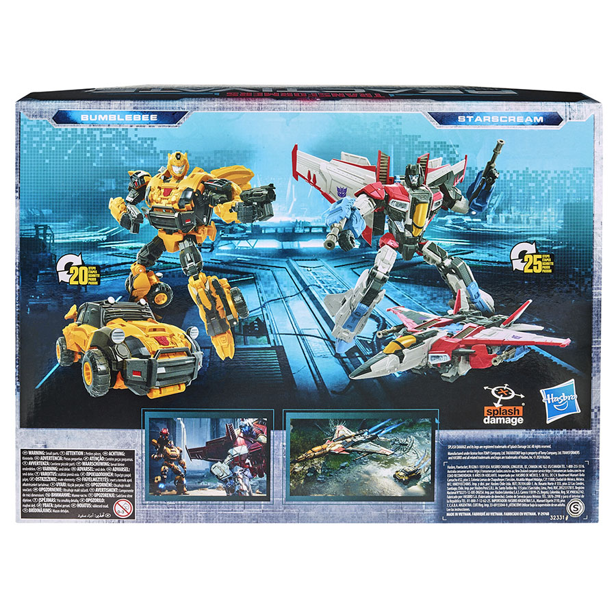 Transformers Reactive Bumblebee And Starscream 2-Pack Action Figure